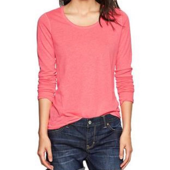 GAP Tops - The GAP long sleeve pink shirt size XXL